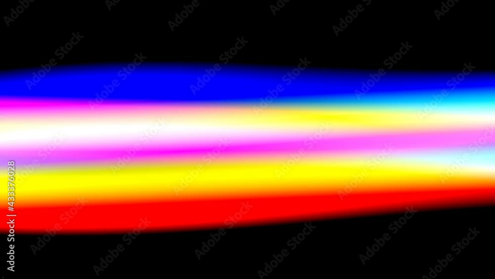 Poster interesting mixed beams of full spectrum colors of light lines threading braids