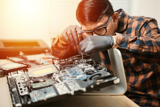 repairing the broken computer