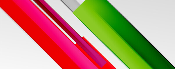 Multicolored lines background. Design template for business or technology presentations, internet posters or web brochure covers