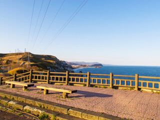 view of the sea from the moutain