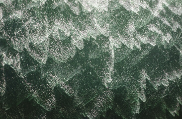 波形のイメージ、ザラザラしたざらついた水滴の滴る紋様