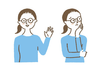 笑顔と困り顔09