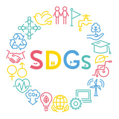 SDGs　持続可能な開発目標	　ロゴ