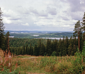 Landscape with lakes, Finland