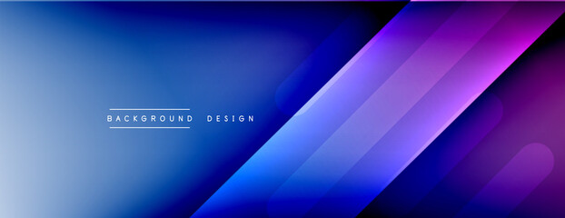 Dynamic lines abstract background. 3D shadow effects and fluid gradients. Modern overlapping forms