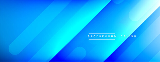 Dynamic lines abstract background. 3D shadow effects and fluid gradients. Modern overlapping forms