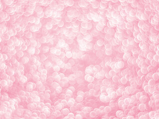 Abstract pink background with bokeh