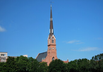 Historische Kirche in der Altstadt von Charleston, South Carolina © Ulf