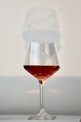 red wine in a glass