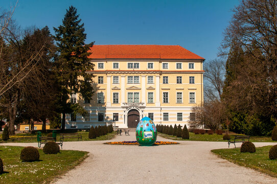 Hungarian Style Baroque Batthyany-Strattmann Castle in Ludbreg Croatia