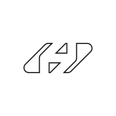 Exchange line icon. Simple style business strategy poster background symbol. Logo design element. T-shirt printing. Vector for sticker.