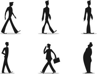 Business people silhouettes