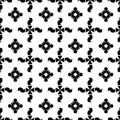 A black pattern on a white background Contemporary modern style abstract pattern design