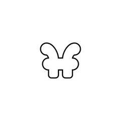 Pi nuber line icon. Simple style geometry science poster background symbol. Logo design element. T-shirt printing. Vector for sticker.