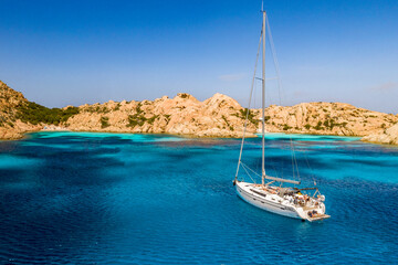 Aerial view of Cala Coticcio