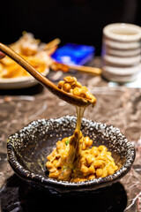 A delicious Japanese dish, natto