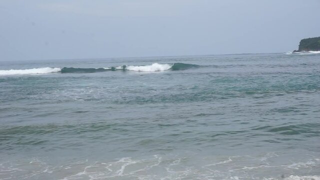 The beautiful Pangi beach in Blitar, East Java Indonesia
