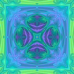 abstract colorful fractal pattern