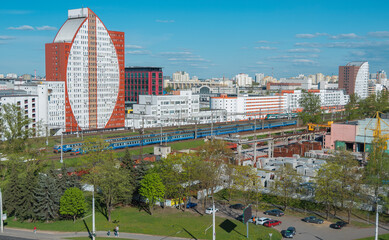 Minsk in the spring.