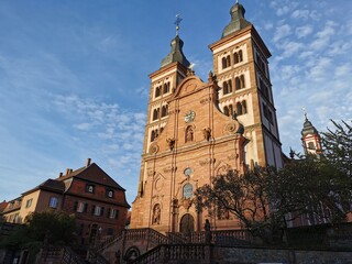 Fototapeta premium Abteikirche Amorbach - Evangelisch-Lutherische Kirchengemeinde Amorbach