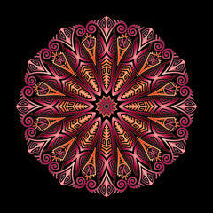 mandala art ornament for printing