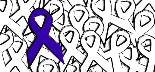 Purple day ribbon or month awareness november or april. World epilepsy day. Alzheimer disease, down, pancreatic cancer, fibromyalgia syndrome against. Vector solidarity ribbons symbol icons. Lupus day