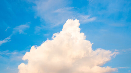 blue sky with clouds