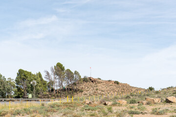 British fort is visible on Flag Hill in Richmond