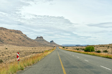 Three Sisters, three round hills, in the Northern Cape Karoo
