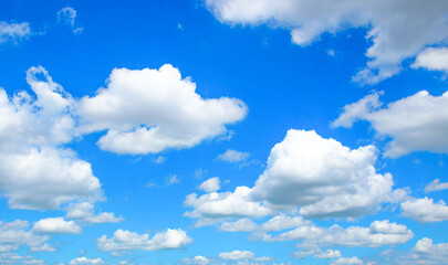 blue sky with clouds