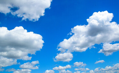 blue sky with clouds