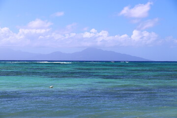 Plage de Grand Bourg île de Marie Galante Guadeloupe Antilles Françaises
