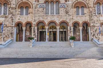Fototapeta premium View of Neo-Byzantine Cathedral of Holy Trinity (