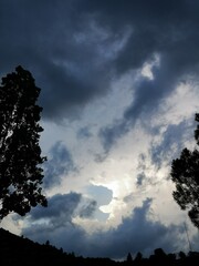 nube, nata, monistrol, barcelona, cielo, tarde, oscuridad, sensación fondo de escritorio, lluvia, nublado, contra picado, arriba