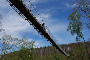 Hängeseilbrücke Bärental Hohe Schrecke
