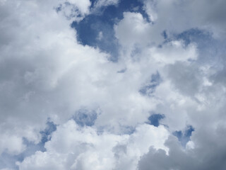 dramatic blue sky with clouds background