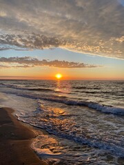 Obraz premium sunset on the beach