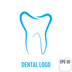 Dental logo. Dental clinic icon design. Tooth