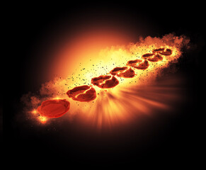 Seven Seals Wax Revelation Fire