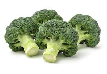 Broccoli vegetable on white background 
