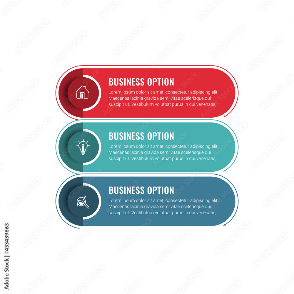 Poster business data visualization. timeline infographic icons designed for abstract background template. v