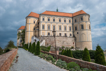 Fototapeta na wymiar Castle in Mikulov, South Moravia, Czech Republic