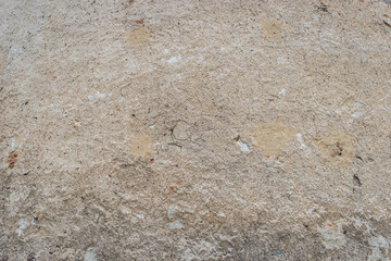 Old lime plaster on the castle wall