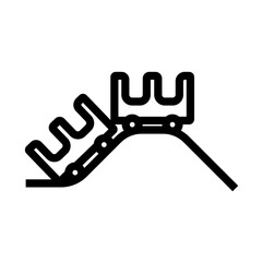 Small Roller Coaster Icon