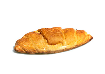 Rogalik croissant na białym tle - obrazy, fototapety, plakaty