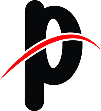 p letter logo vector design