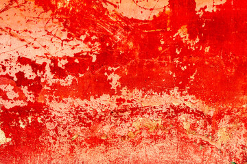 Texture of a concrete wall with cracks and scratches which can be used as a background