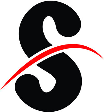 s letter logo vector design