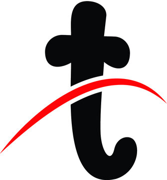 t letter logo vector design