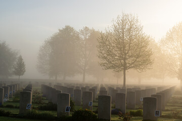 The Canadian War Cemetery in Groesbeek